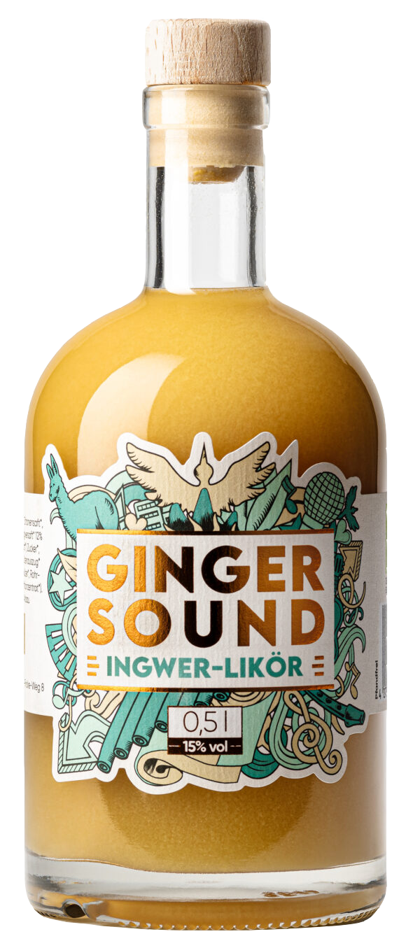 Ginger Sound Bio Ingwer Likör  0,5 Liter