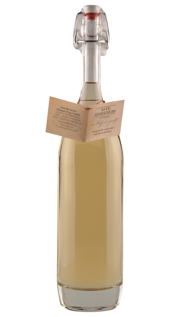 Alte Haselnuss Im Holzfass gereift 0,5 Liter