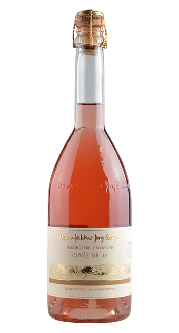 Cuvée Nr. 12 alkoholfrei prickelnd Schwarzriesling Johannisbeerzweige