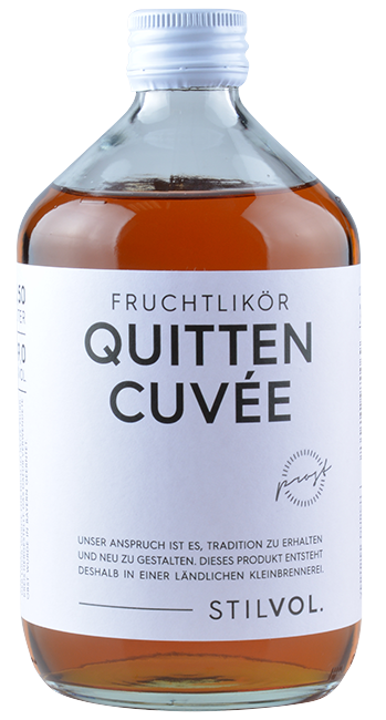 Quitten Cuvée Fruchtlkör 0,5 Liter - Stilvol. GmbH