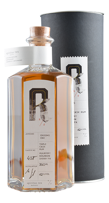 Grooms Oak Triple Cask Rum 0,35 Liter