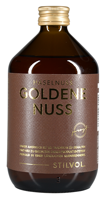 Goldene Nuss Haselnuss Schnaps 0,5 Liter