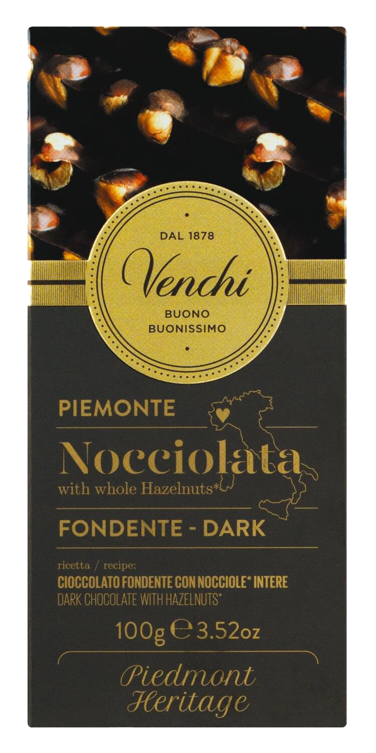 Zartbitterschokolade mit ganzen Haselnüssen 100 g - Venchi S.p.A.