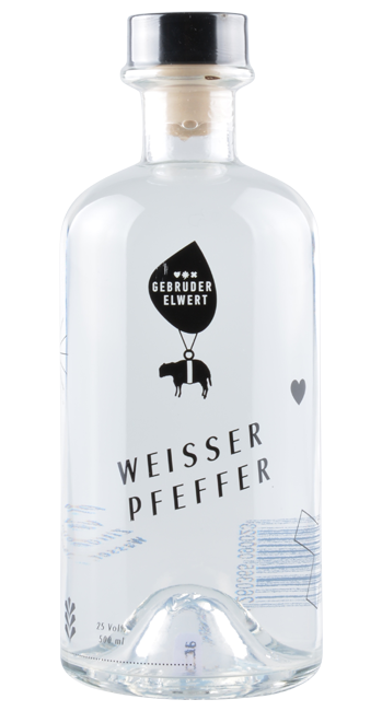 Weisser Pfeffer Pfefferminzlikör 0,5 Liter