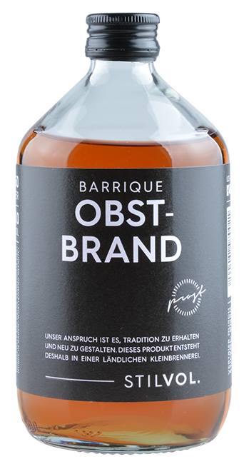 Obstbrand Barrique 0,5 Liter