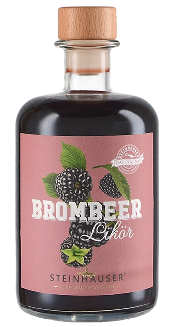 Brombeer-Likör Apothekerflasche 0,5 Liter 