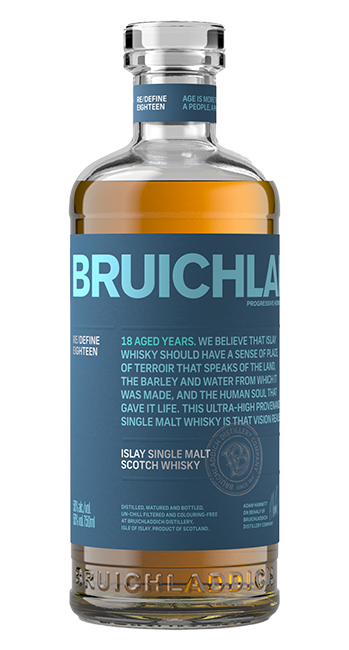 Bruichladdich 18 YO Eighteen Islay Single Malt Scotch Whisky  0,7 Liter Unpeated