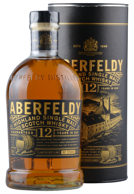 Aberfeldy 12 Years Highland Single Malt Scotch Whisky 0,7 Liter