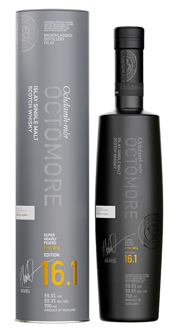 Octomore 16.1 - ppm 101,4  Islay Single Malt Scotch Whisky 0,7 Liter