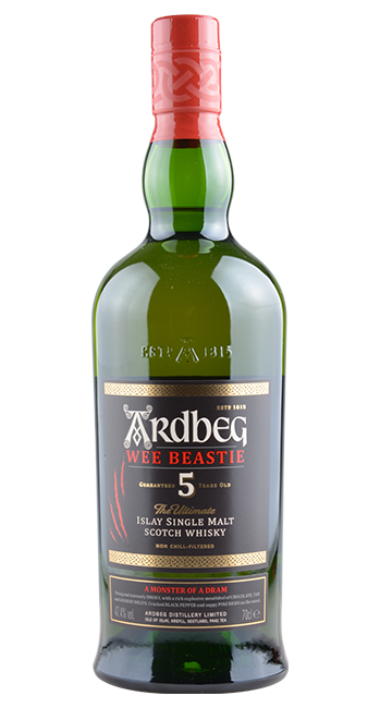 Ardbeg Wee Beastie 5 Years Islay Single Malt Scotch Whisky 0,7 Liter Ardbeg Wee Beastie 5 Years Islay Single Malt Scotch Whisky 0,7 Liter