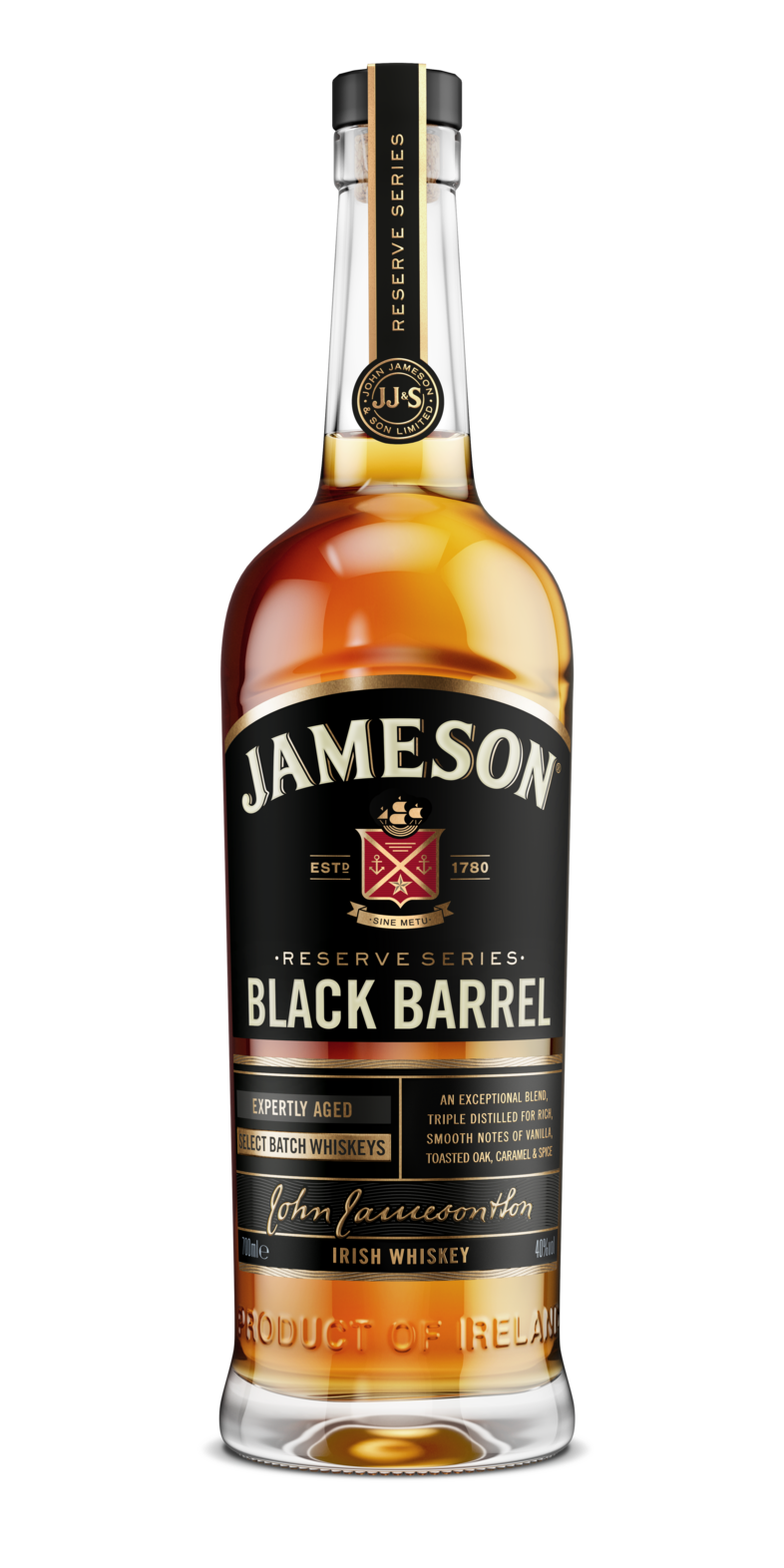 Jameson Black Barrel Irish Whiskey 0,7 Liter