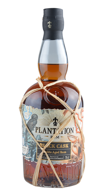 Plantation Black Cask Double Aged Rum 0,7 Liter 