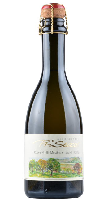 PriSecco Alkoholfrei Nr. 15 Mostbirne, Apfel und Kaffee 0,375 Liter